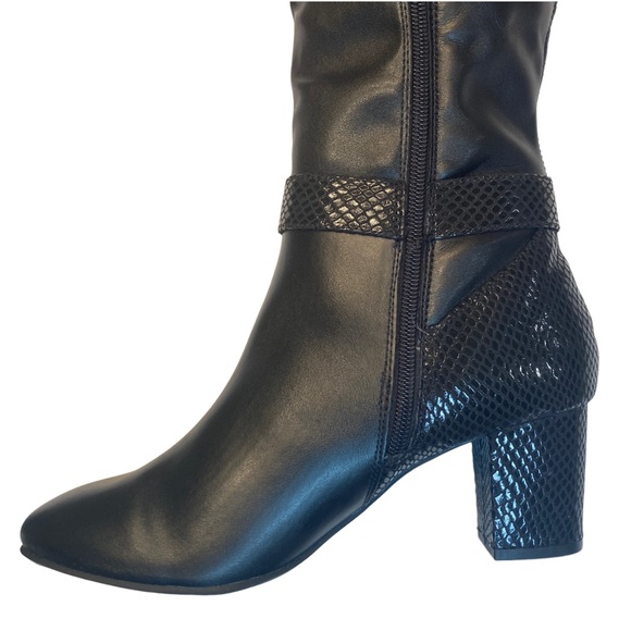 KAREN SCOTT Black Isabell Dress Boots - Picture 11 of 15
